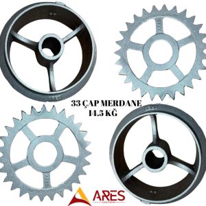 33 Çap Çelik Merdane Dökümü 14.50 Kg