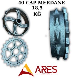 40 ÇaP 💯 Çelik Merdane Dökümü 18,5 Kg